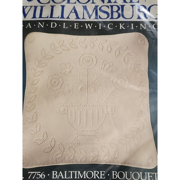 Folk Art Repoductions From Colonial Williamsburg Candlewicking 7756 Baltimore... - Picture 2 of 5